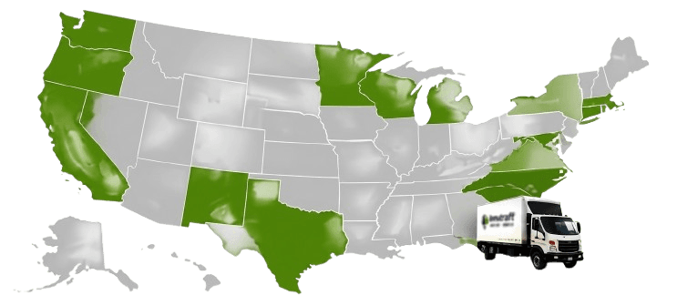 US Map Coverage