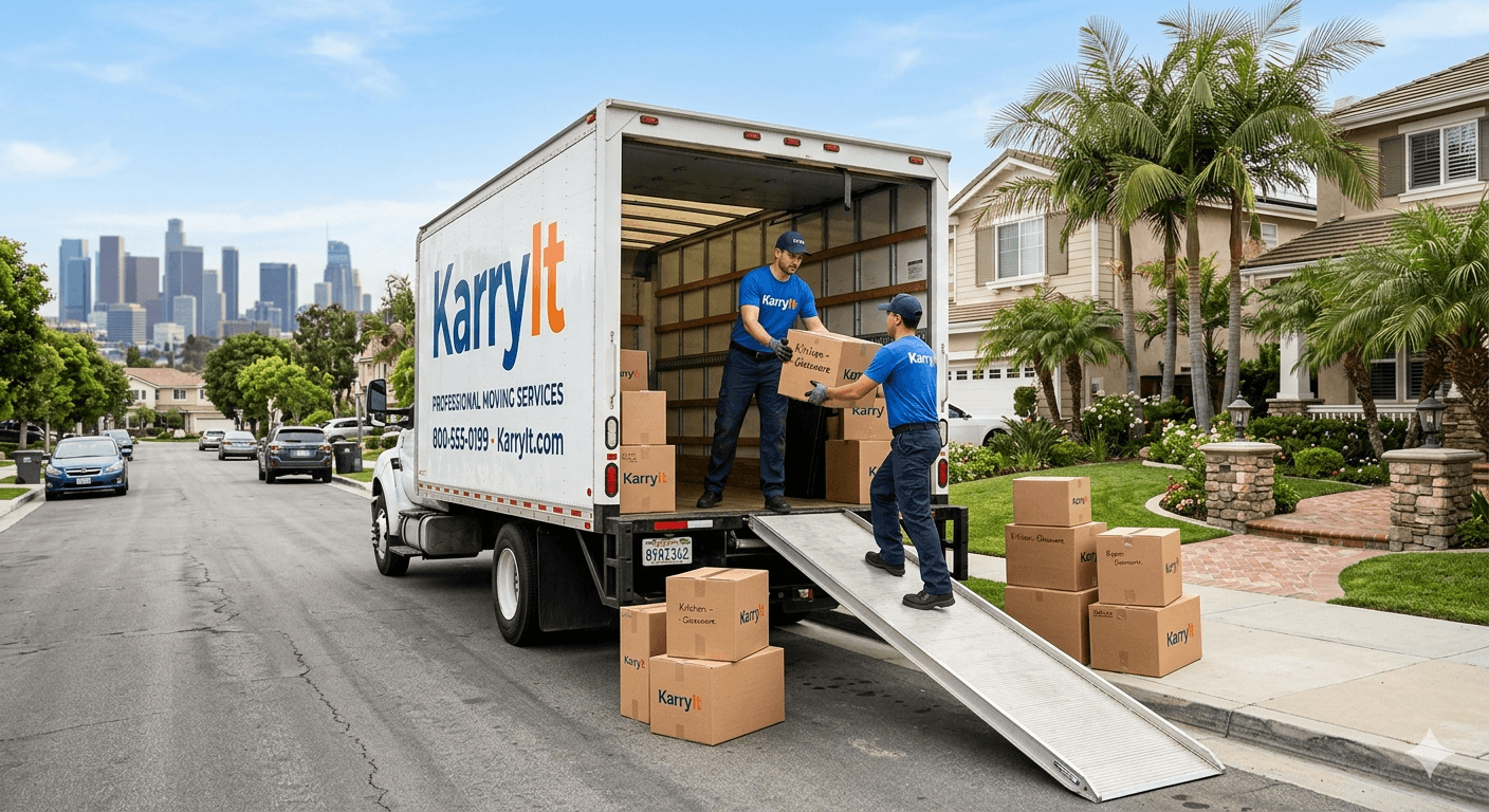 KarryIt moving truck and crew